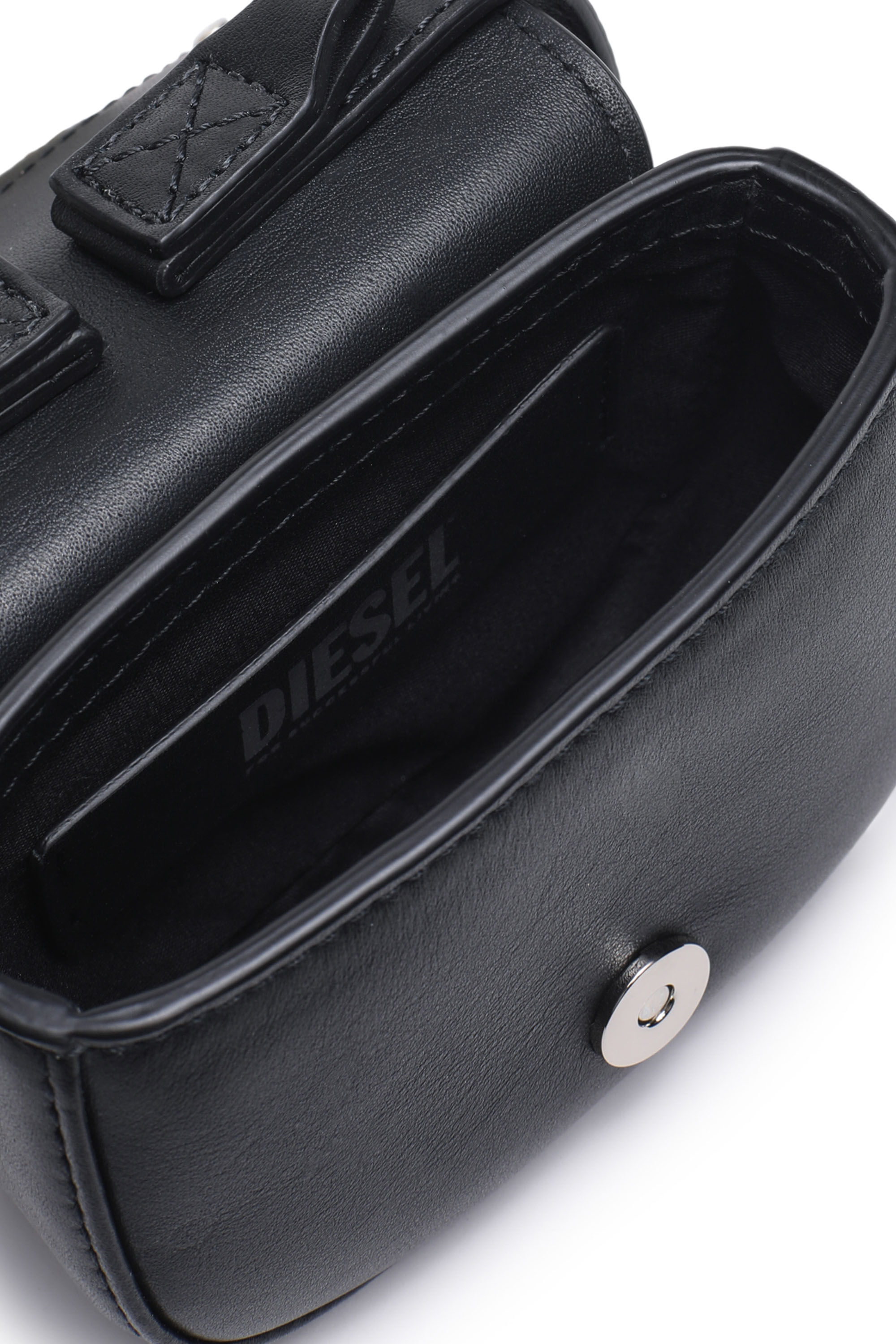 Diesel - 1DR XS, Woman's 1DR XS-Iconic mini bag with D logo plaque in Black - 6